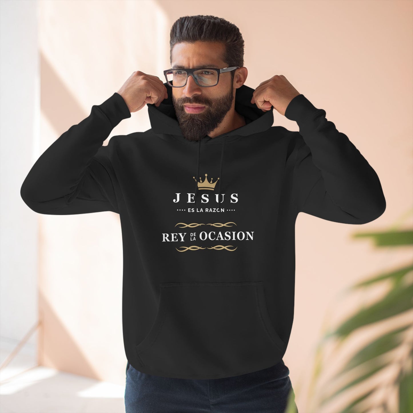 Hoodie - Jesus es la Razon - Elegante Regalo de Navidad