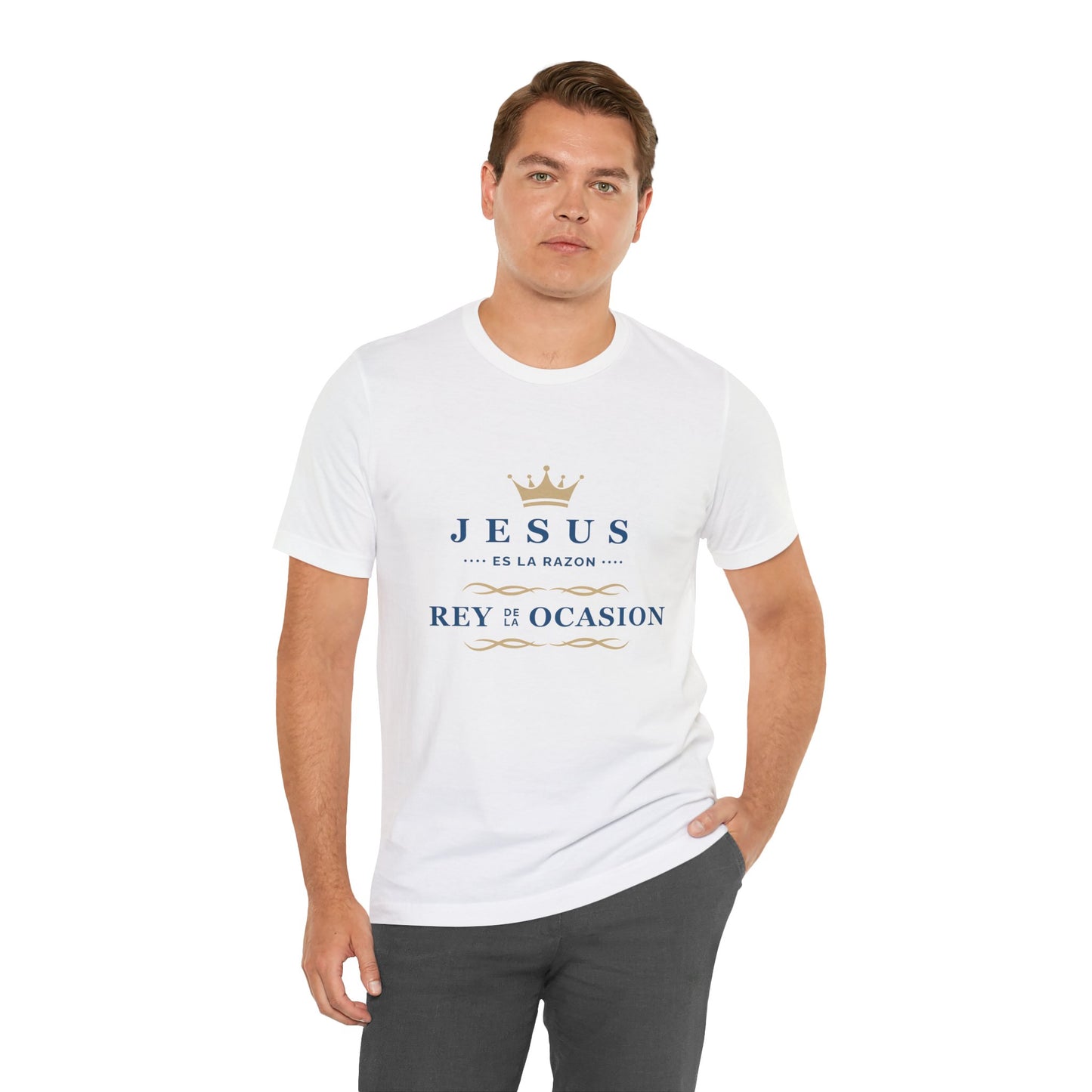 Christian Faith Unisex Jersey Tee - "Jesus es la razón"